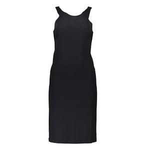 Patrizia Pepe Schwarzes Elastan-Kleid
