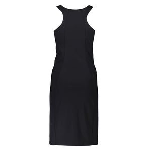 Patrizia Pepe Schwarzes Elastan-Kleid