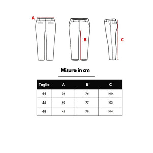 Gucci Elegante Woll-Hose in Bordeaux