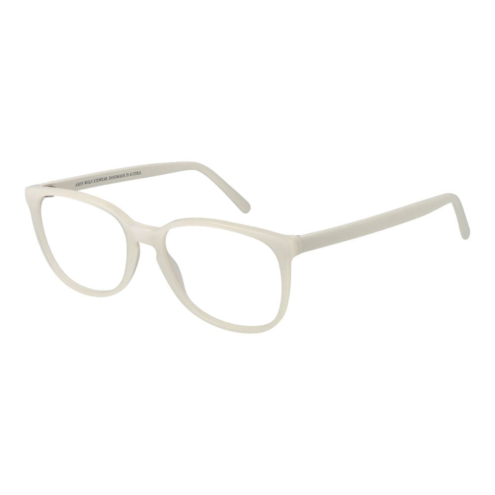 Andy Wolf Weiße Brille aus Acetat (Gestell)