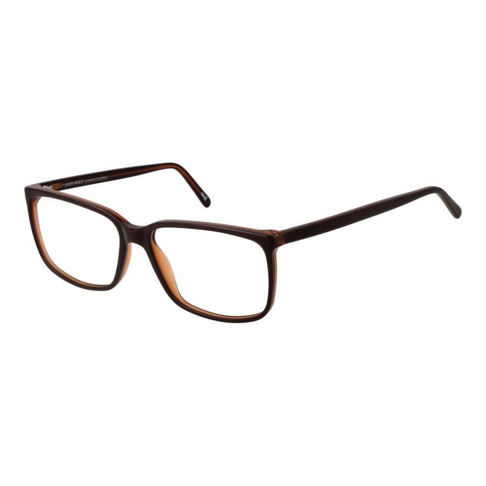 Andy Wolf Braune Brille aus Acetat (Gestell)
