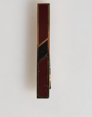 Dolce & Gabbana Multicolor Gold Tone Messing Herren Accessoire Krawattenklammer Bar
