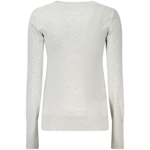 Guess Jeans Grigio Viscosa Damenpullover