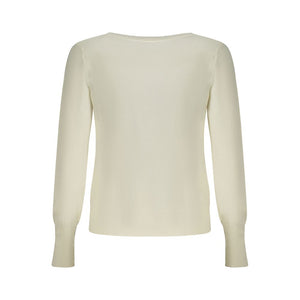 Guess Jeans Weißer Viskose Pullover für Frauen