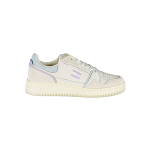 Tommy Hilfiger Bianco Damen-Sneaker aus Polyurethan