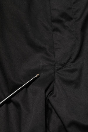 Dolce & Gabbana Schwarz Baumwolle Tapered Herren Formal Hosen Hosen