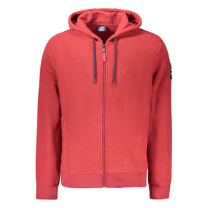 Norway 1963 Roter Polyester-Pullover für Männer