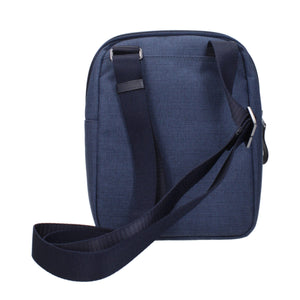 Piquadro Blaue Umhängetasche aus Stoff