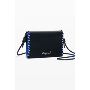 Desigual Nero Poliuretano Damen Geldbörse
