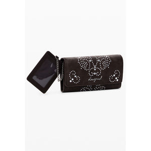 Desigual Marrone Polyurethan Damen Geldbörse