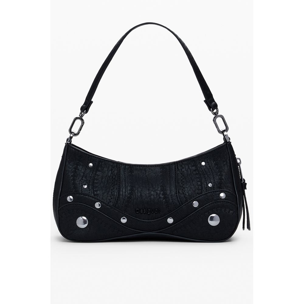 Desigual Schwarze Damen-Handtasche aus Polyurethan