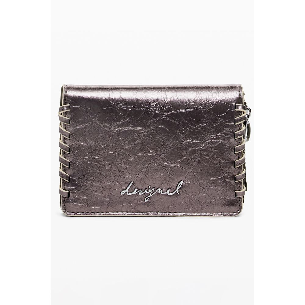 Desigual Bronze Polyethylen Frauen Brieftasche