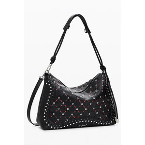 Desigual Schwarze Mini-Tasche aus Polyurethan für Damen