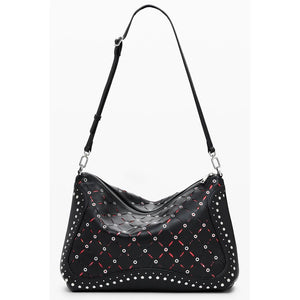 Desigual Schwarze Mini-Tasche aus Polyurethan für Damen