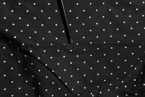 Dolce & Gabbana Schwarzes Polka Dot Cotton GOLD Herren Hemd