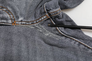 Dolce & Gabbana Dunkelgraue Baumwoll-Stretch-Skinny-Denim-Jeans