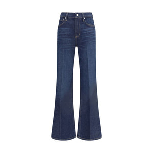 Citizens of Humanity Blaue Baumwoll-Jeans mit ausgestelltem Bein