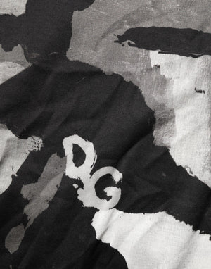 Dolce & Gabbana Multicolor Camouflage Männer Kurzarm-T-Shirt