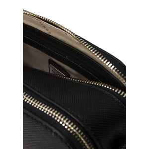 Guess Schwarze Handtasche aus Polyethylen