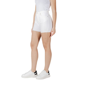 White Cotton Shorts