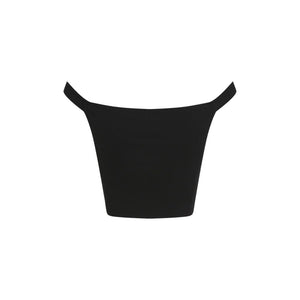 Black Viscose Top