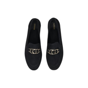 Guess Schwarze Leder Plateau-Pumps