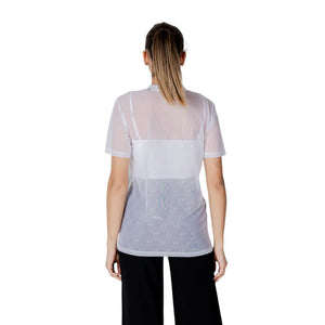Armani Exchange T-Shirt aus weißem Polyamid