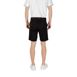 Hugo Boss Schwarze Baumwoll-Bermudashorts