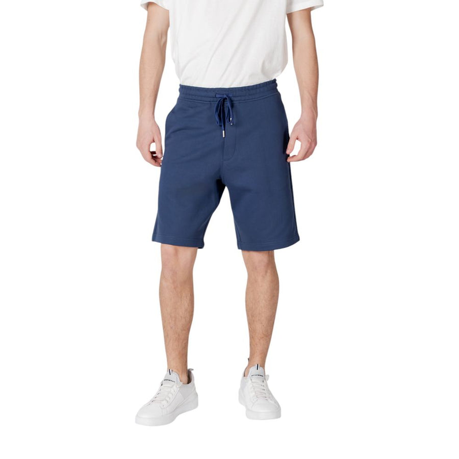 Replay Blaue Baumwoll-Bermudashorts