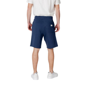 Replay Blaue Baumwoll-Bermudashorts
