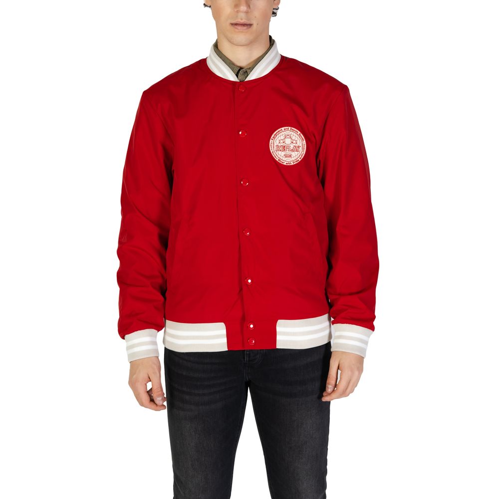 Replay Mehrfarbige Baumwoll-Bomberjacke