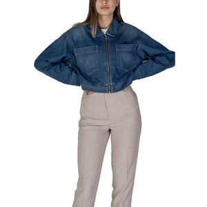 Replay Blaue Jeansjacke aus Baumwolle