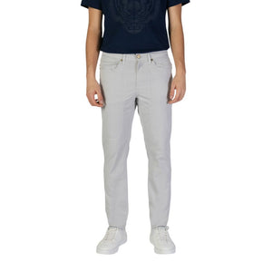 Jeckerson Graue Baumwoll-Skinny-Hose