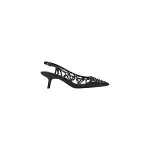 ASH Schwarze Leder Pumps mit hohem Absatz