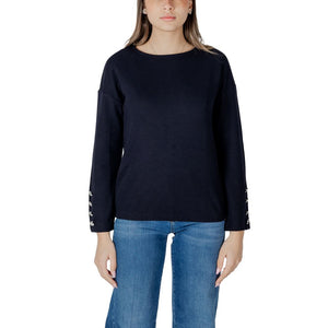 Street One Blauer Polyester-Sweatshirt