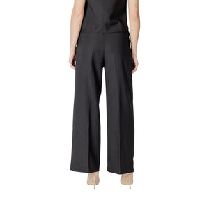 ICHI Schwarze Freizeithose aus Polyester