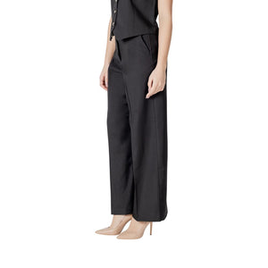 ICHI Schwarze Freizeithose aus Polyester