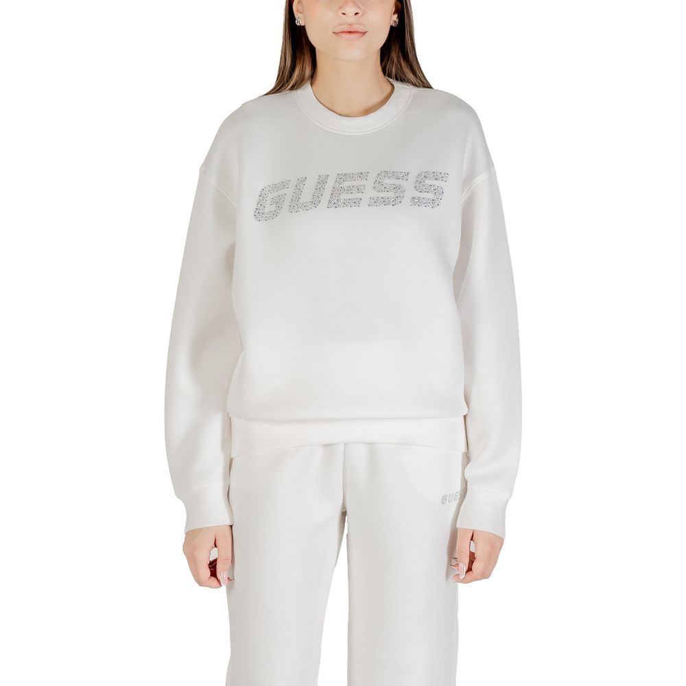Guess Active Sweatshirt aus Viskose in Creme