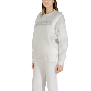 Guess Active Sweatshirt aus Viskose in Creme