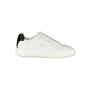 Calvin Klein Bianco Leder Herren Sneaker