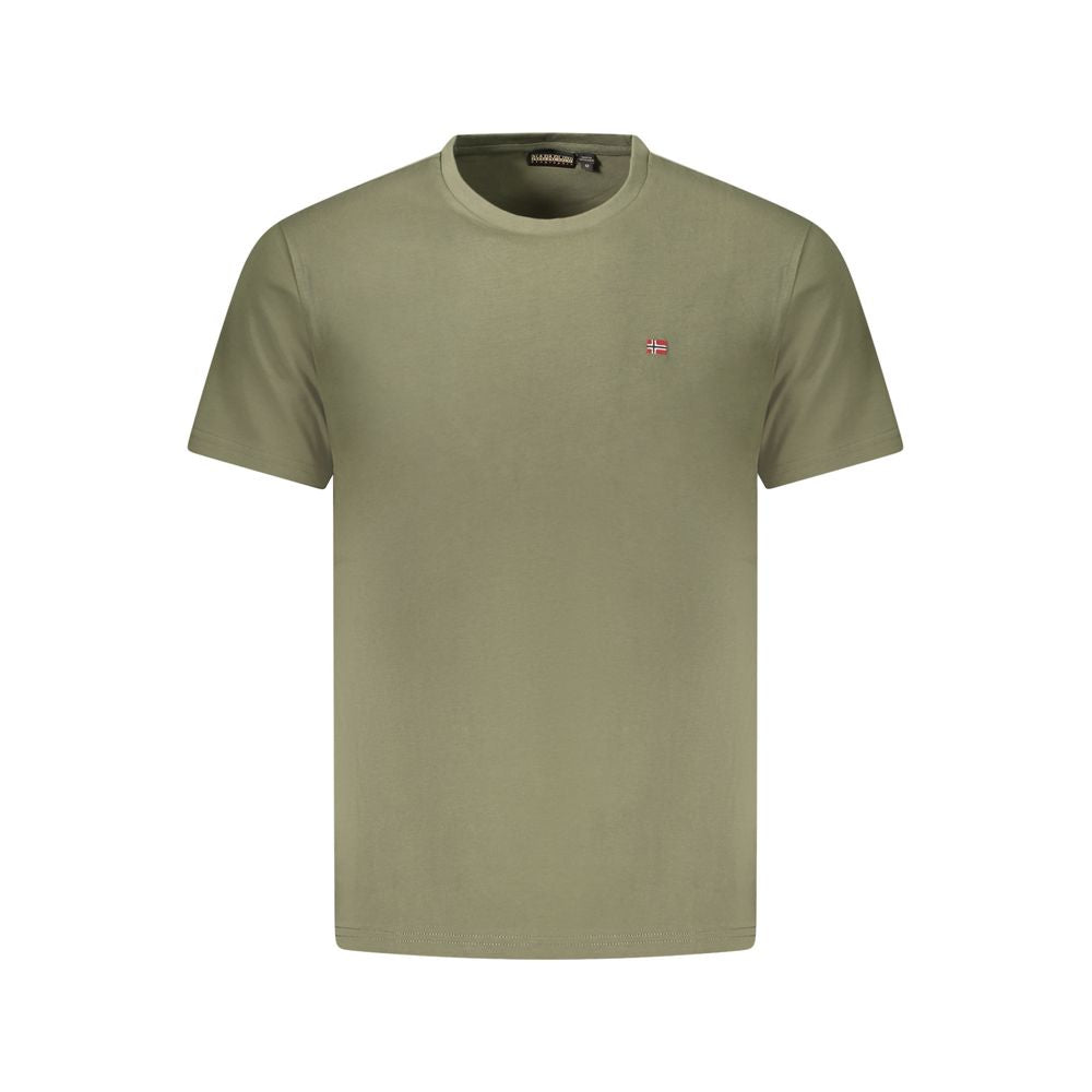 Napapijri Verde Baumwoll-T-Shirt für Herren