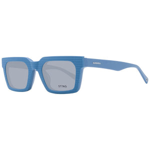 Sting Blaue Acetat- und Kunststoffbrille (Rahmen)