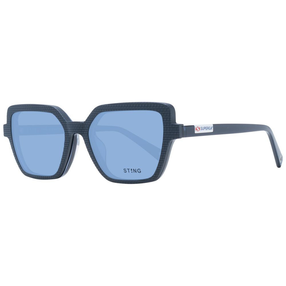 Sting Blaue Acetat- und Kunststoffbrille (Rahmen)