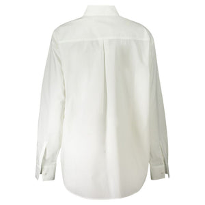 Bianco Cotton Woman Shirt