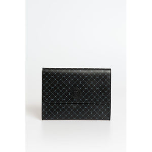 Trussardi Schwarzer Polyester Männer Clutch