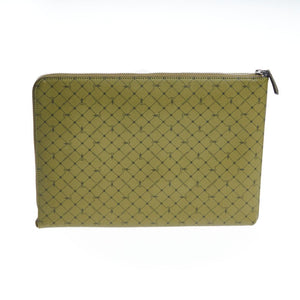 Trussardi Grünes Leder Männer Clutch