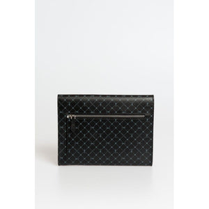 Trussardi Schwarzer Polyester Männer Clutch