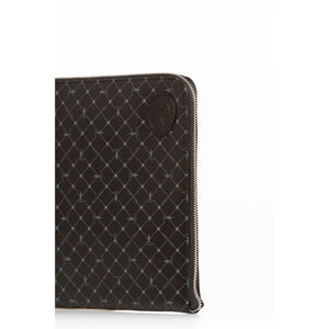 Trussardi Schwarzes Leder Männer Clutch