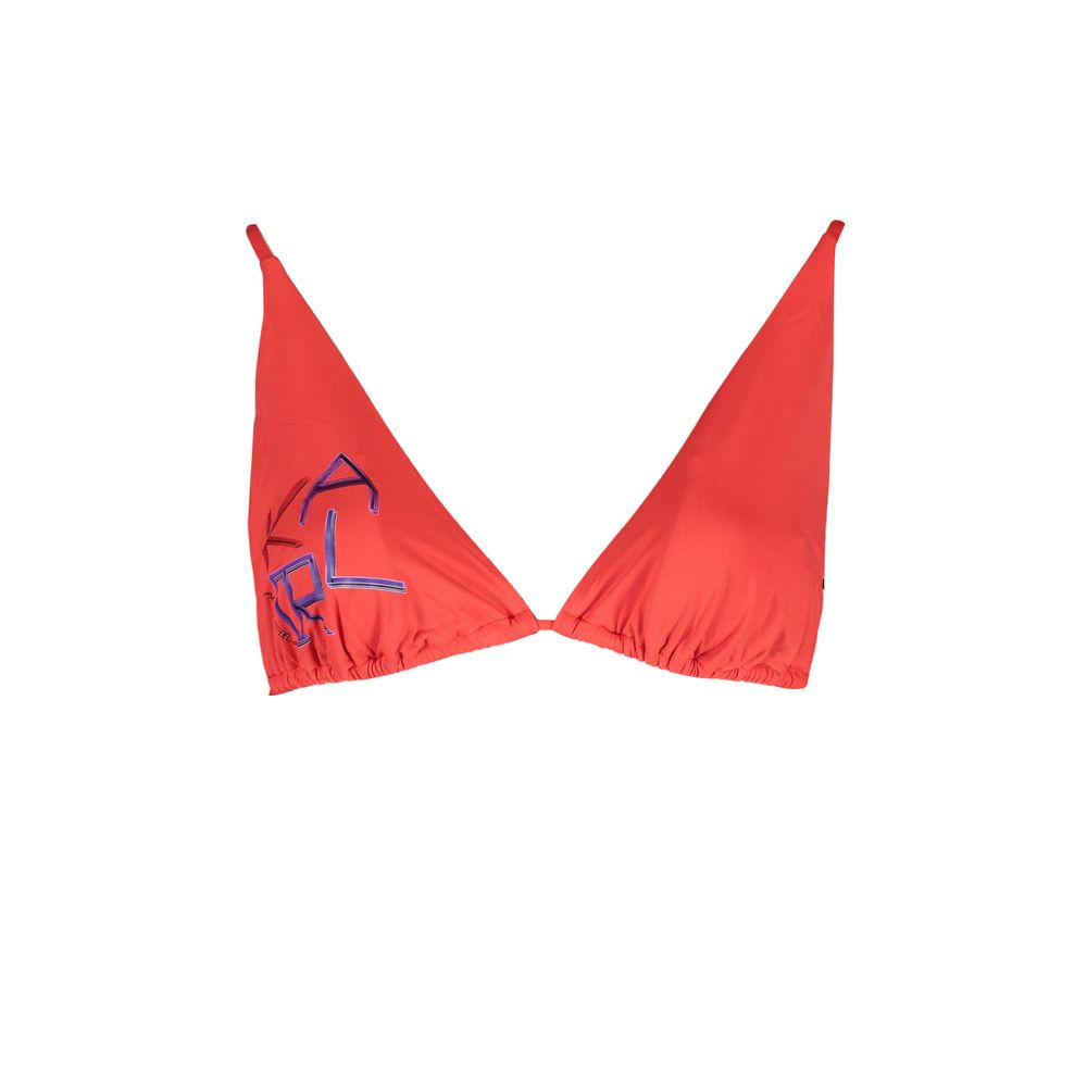 Karl Lagerfeld Rote Elastan-Badebekleidung