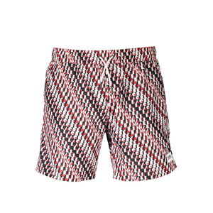 Karl Lagerfeld Schwarze Badeshorts aus Polyester für Herren